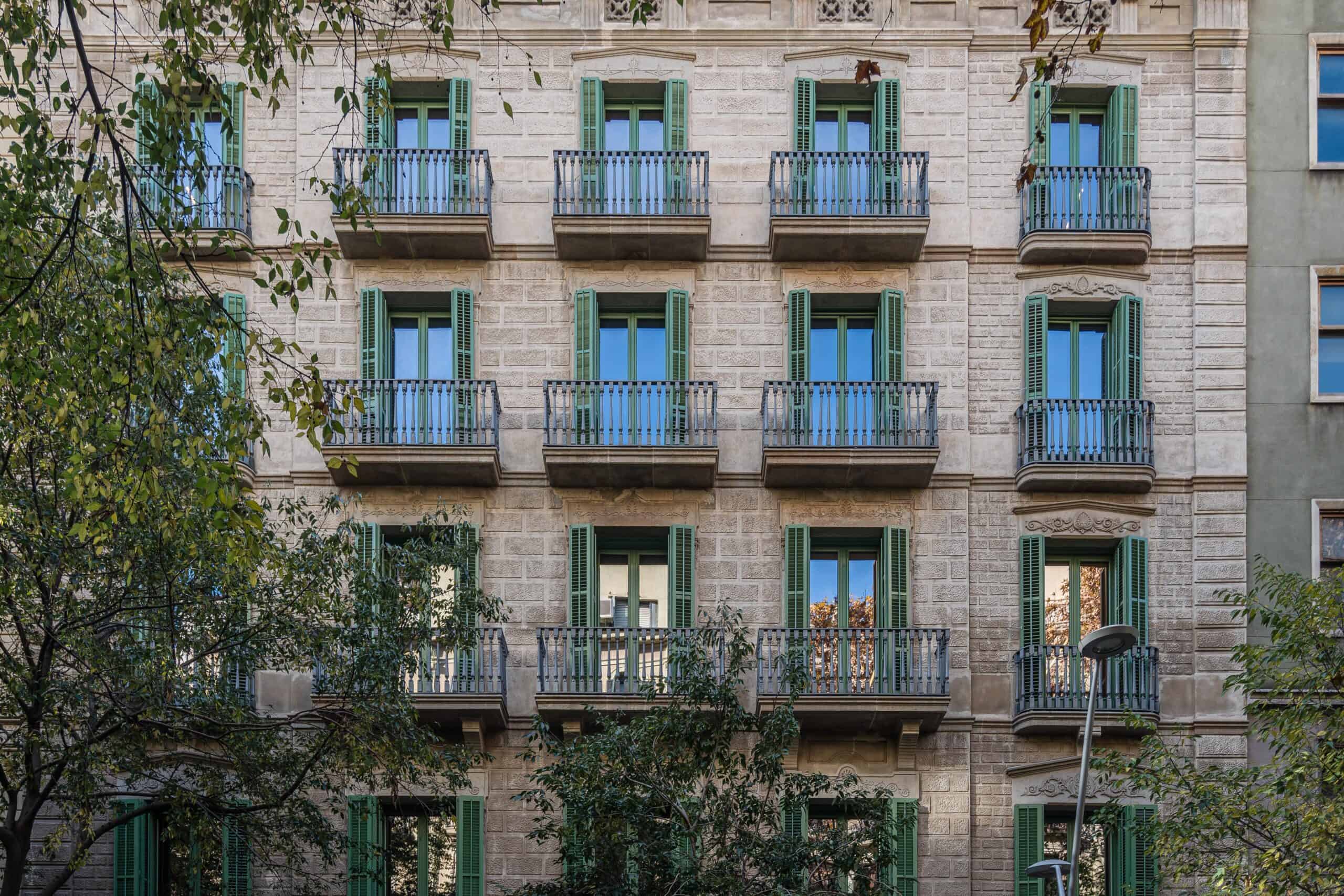 Building at 79 Pau Claris Street in Barcelona